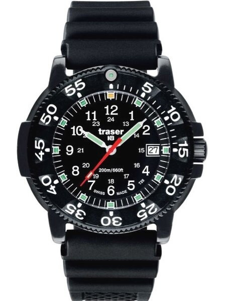 Traser 45mm Black Storm Pro Tactical Edition Black PVD Watch