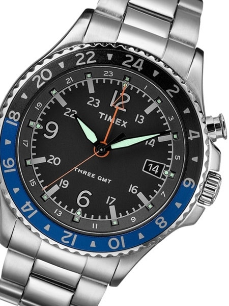 timex three gmt