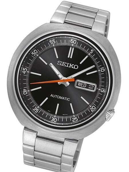 Seiko Sports Automatic 24-Jewel Watch with an 44mm Cushion Case #SRPC11K1