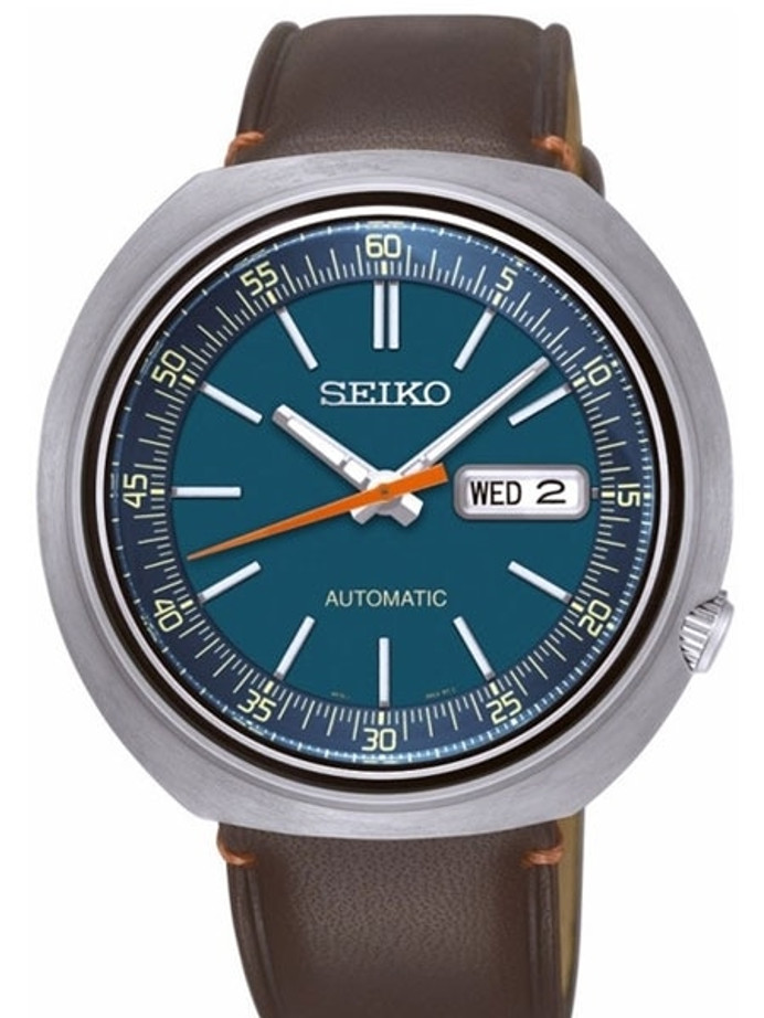 Seiko Sports Automatic 24-Jewel Watch with an 44mm Cushion Case #SRPC13K1