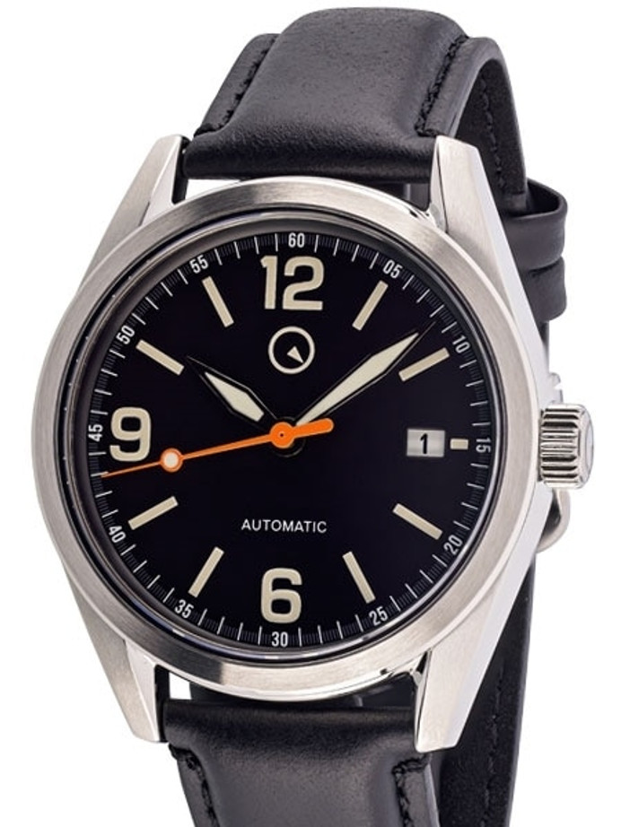 Islander Automatic Watch with Leather Strap and an AR Dome Sapphire Crystal #ISL-53