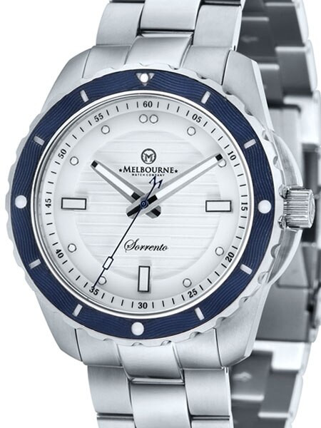 Melbourne 200 Meter Automatic Dive Watch with White Dial #SO.42.A