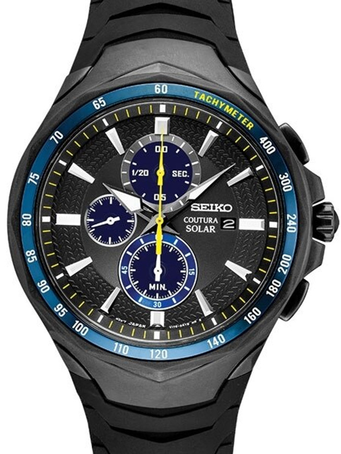 Seiko Coutura Jimmie Johnson Special Edition Solar Chronograph Watch #SSC697