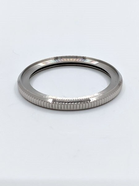 Polished Finish Stainless Steel Bezel with a Coin Edge for Seiko