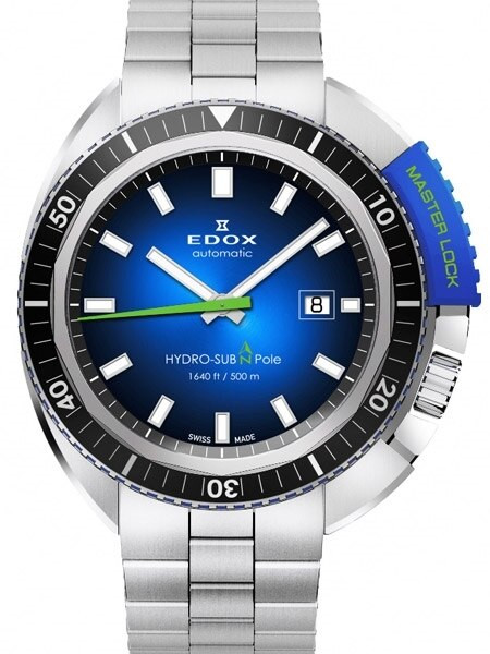Swiss Made Edox Hydro-Sub Limited Edition Dive Watch with