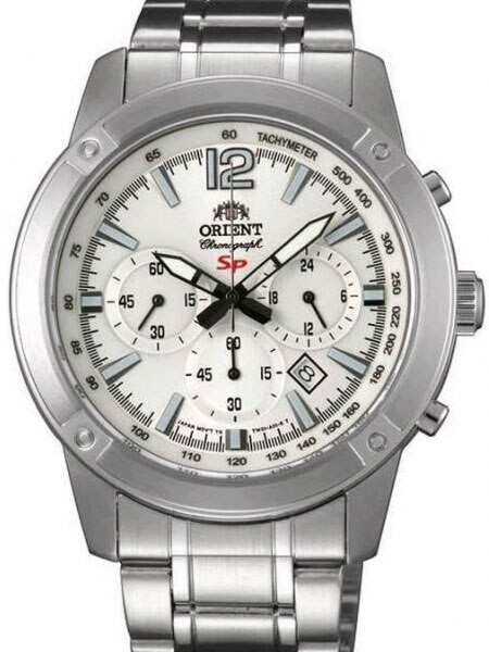 Orient Quartz Chronograph with 60-Minute Stopwatch and 24-Hr Sub