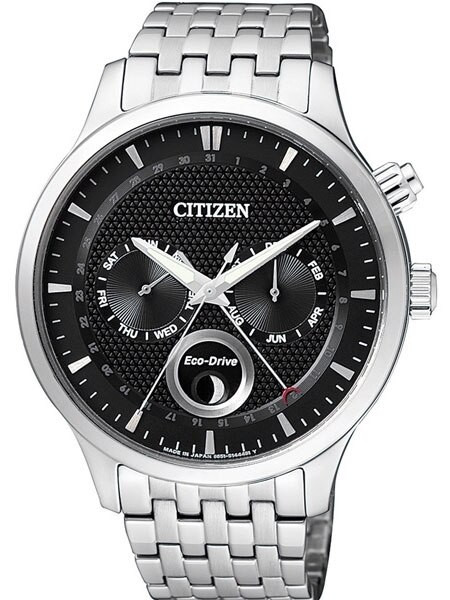 Citizen Calendar, Moonphase Watch with Sapphire Crystal #AP1050-56E