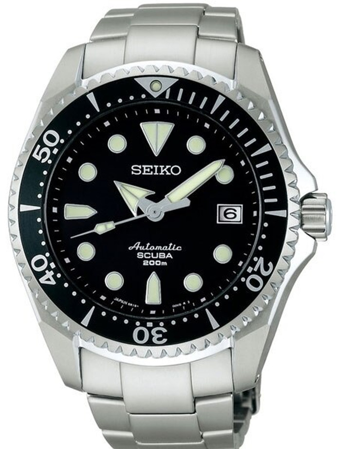 Seiko Shogun Prospex Automatic Dive Watch with Dia-Shield Titanium Case and  Bracelet #SBDC007