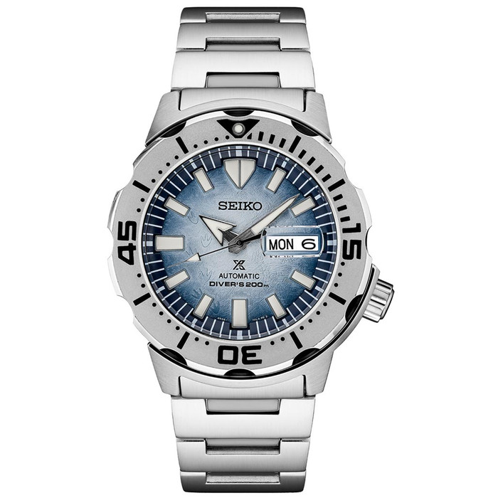 Seiko Prospex Save The Ocean, Special Edition “Antarctica” Monster Dive Watch #SRPG57