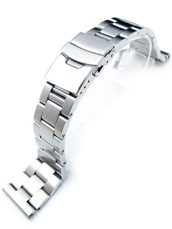 Strapcode Stainless Steel Bracelet with Straight Ends #SS221803B019S (22mm)