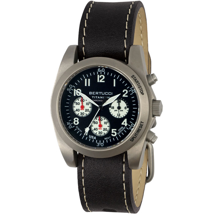 Bertucci A-11T American Field Titanium Chronograph Watch with