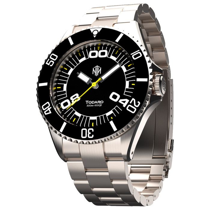 NTH Todaro 300M Automatic Dive Watch without Date Zoomed