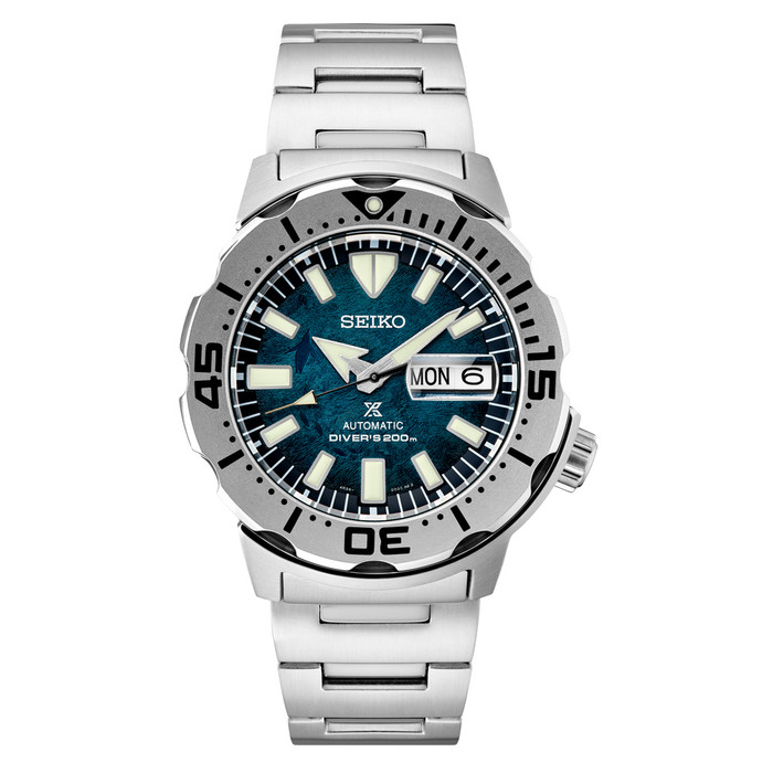 Seiko Prospex Save The Ocean, Special Edition “Antarctica” Monster Dive  Watch #SRPG57