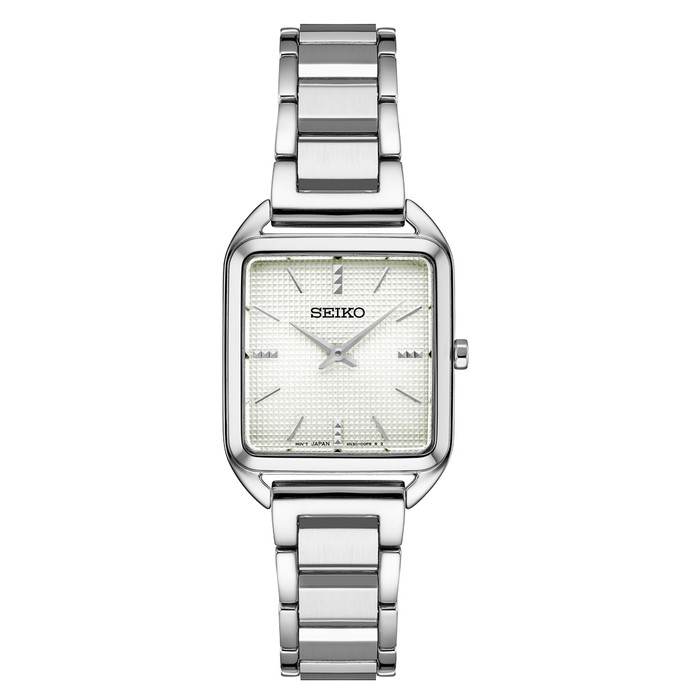 Seiko Essentials Everyday Casual Watch with Silver Dial and Sapphire  Crystal #SUR307