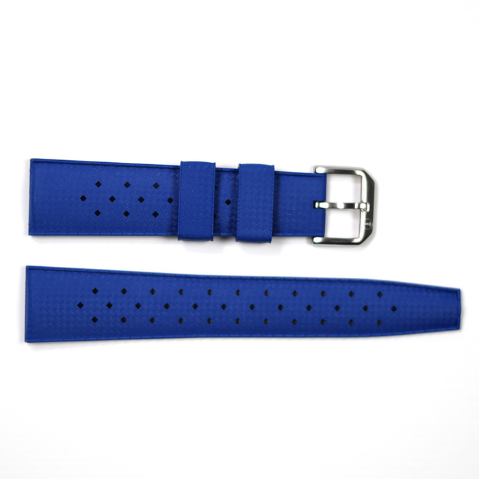 TROPIC Vulcanized Rubber Dive Strap in Royal Blue #TROP-08 front