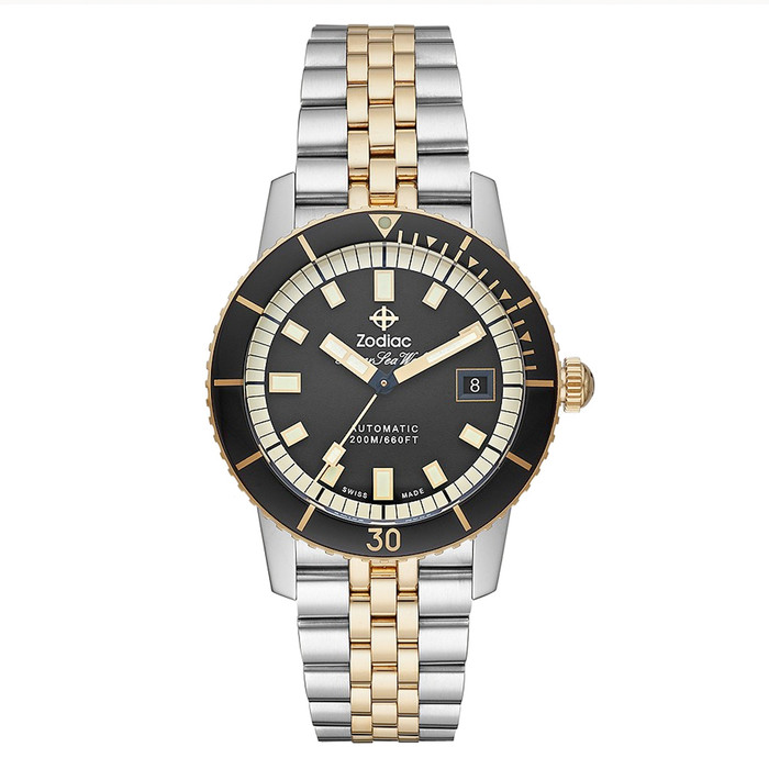 Zodiac Super Sea Wolf Automatic Stainless Steel Watch #ZO9271