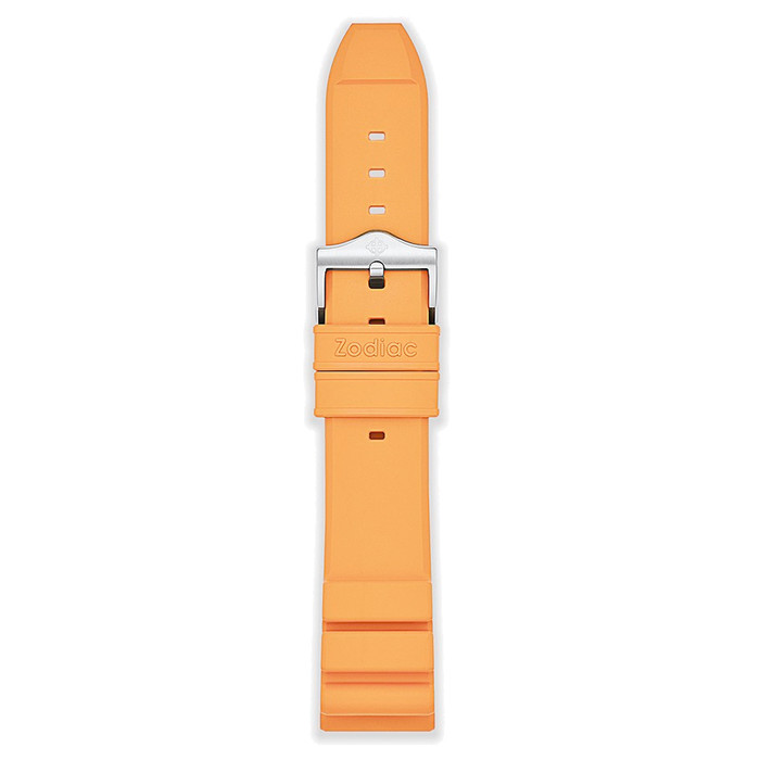 Zodiac OEM Orange Accordion Rubber Strap Set (20mm) #ZOS1020