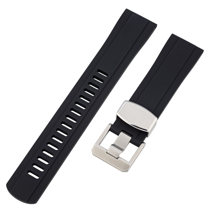 Islander 20mm Black Rubber Dive Strap for Seiko SKX013 and 38mm Islander  Divers #BRAC-18