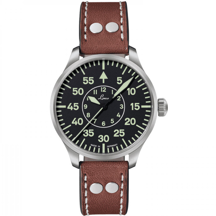 Scratch and Dent - Laco 39mm Aachen Type B Dial Automatic Pilot Watch with Sapphire Crystal #SND1006