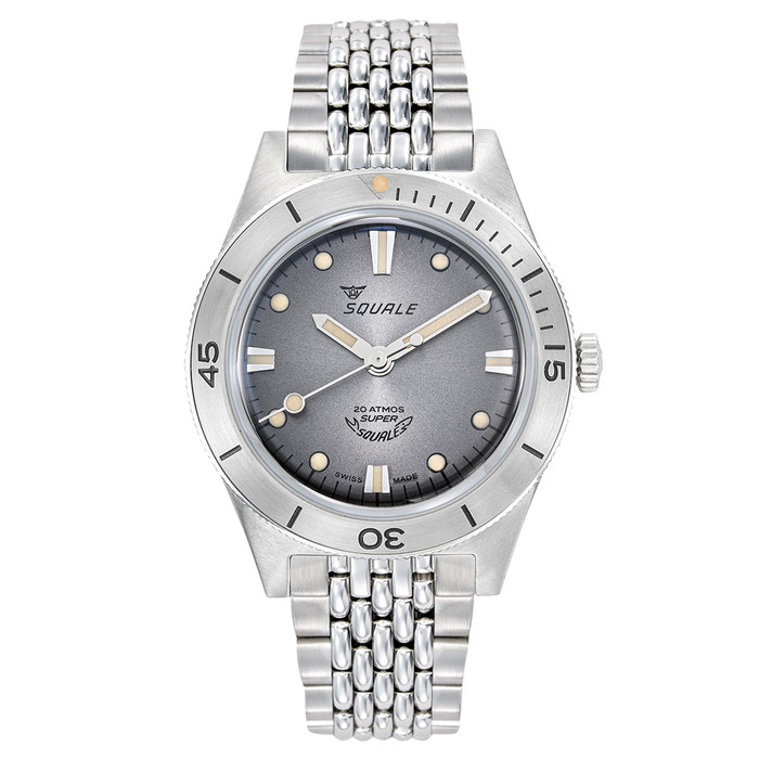 Squale "Super-Squale" Swiss Automatic Skin Diver with Radiant Grey Dial #SUPERSSG.AC zoom