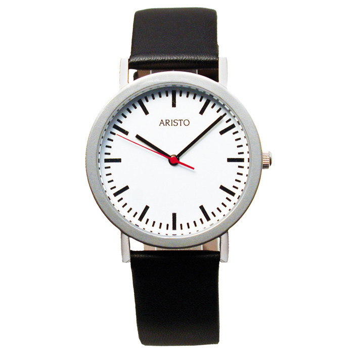 Aristo 36mm Bauhaus Railroad Watch #3H03 zoom