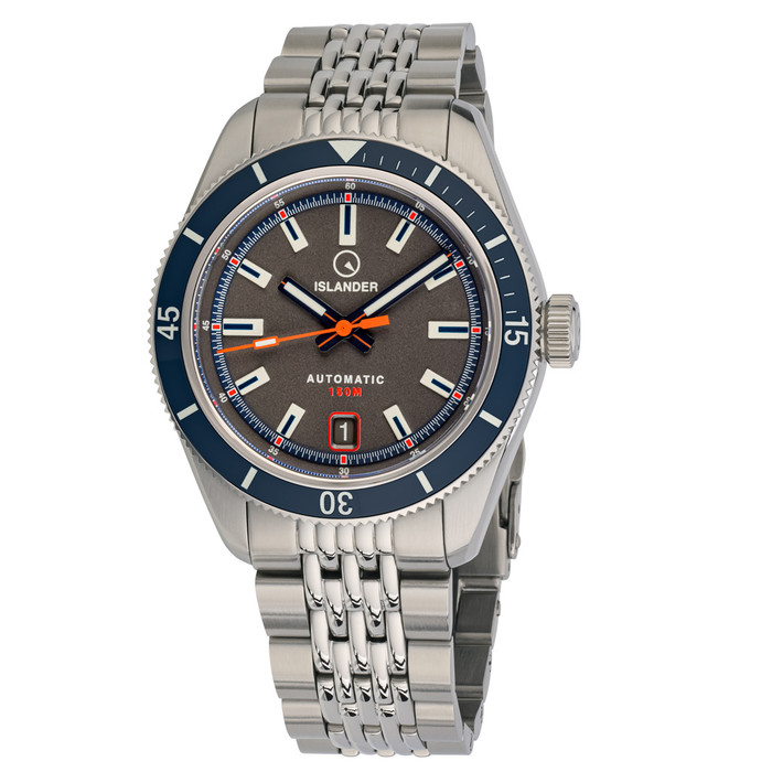 Islander Port Jefferson Skin Diver Automatic Watch with Charcoal