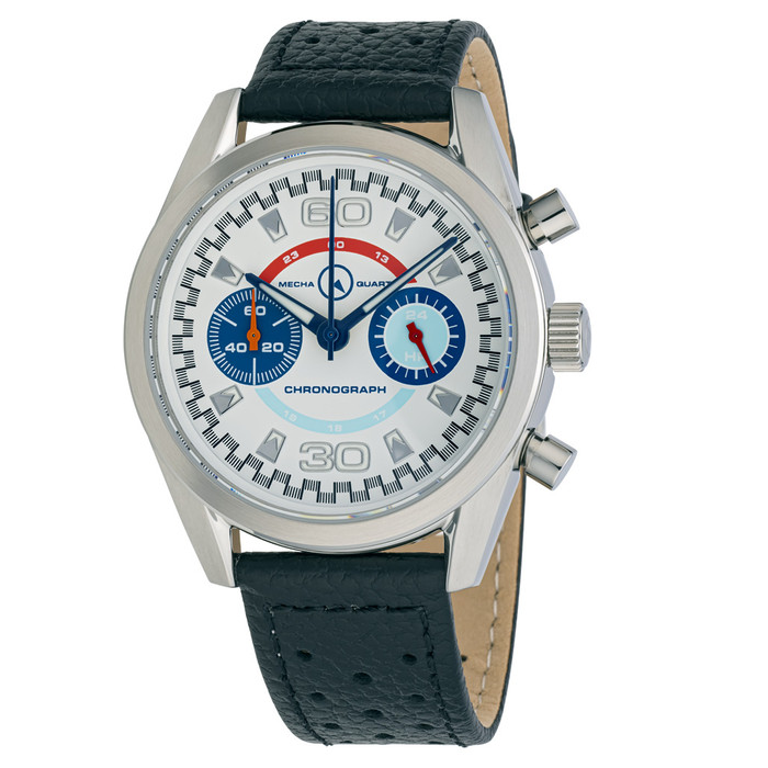 Islander DPA Mecha-Quartz Chronograph with White Dial #ISL-219