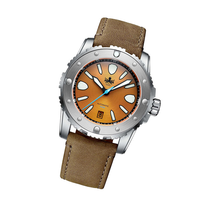 Phoibos Great Wall Limited Edition Automatic Dive Watch with Orange