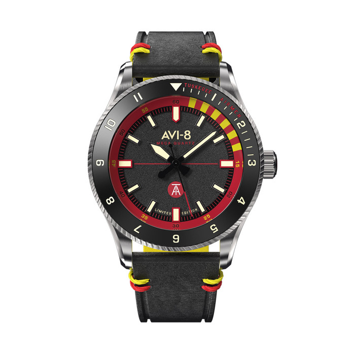 AVI 8 Tuskegee Airmen Meca Quartz Limited Edition Licata #AV 4103 01