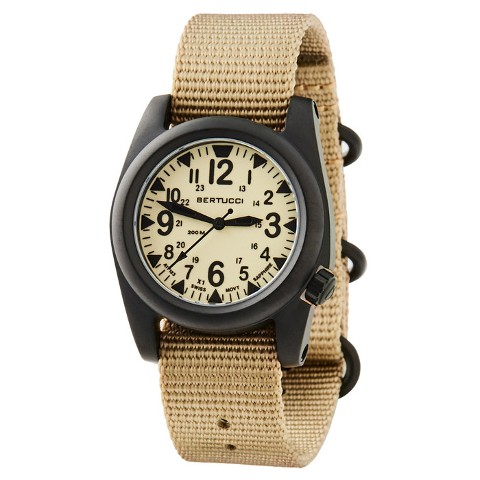 Bertucci A-2S Ballista X1 Illuminated Dial with Khaki Strap #11124 zoom