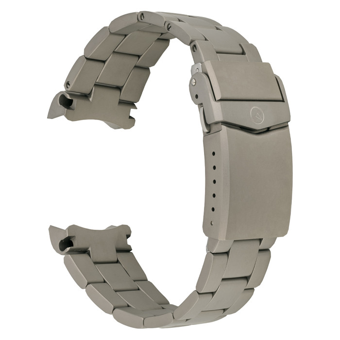 Islander 22mm Blasted Titanium Bracelet for Sands Point or SKX007 Titanium Watches #BRAC-80 zoom