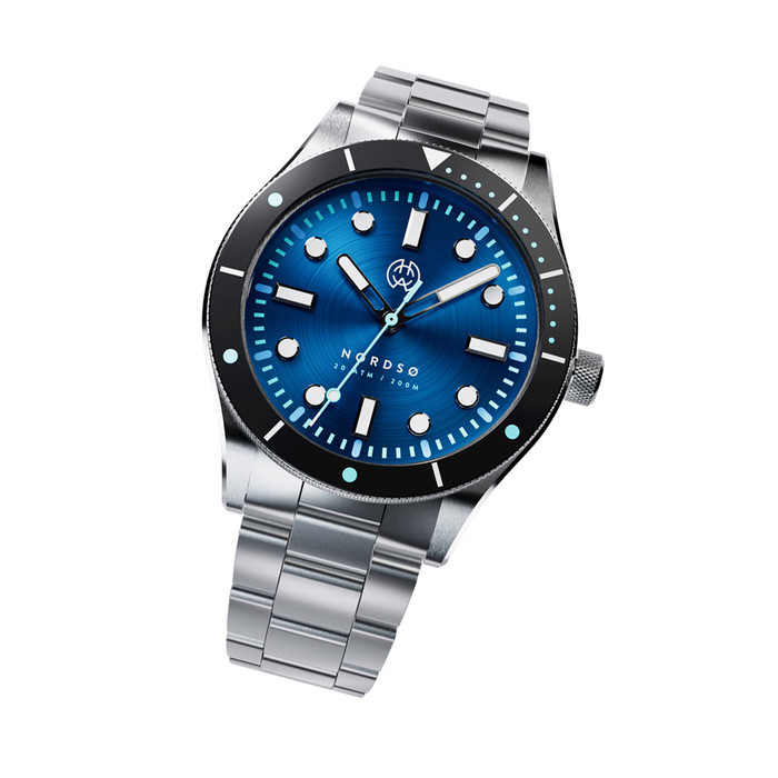 Henry Archer Nordso Automatic Dive Watch with Horizon Blue Dial #HAC ...