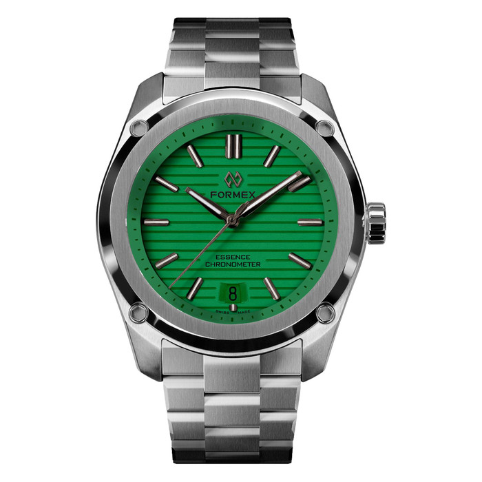 Formex Essence 39mm Swiss Splash Automatic Chronometer with Jungle Green Dial #0333-1-6607-100