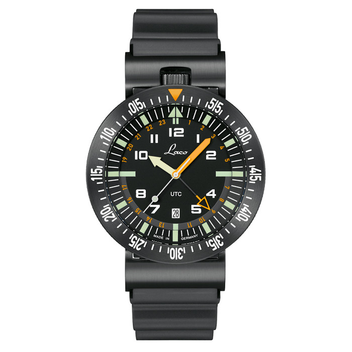 Laco Squad Atacama Quartz GMT Tactical Dive Watch #862163