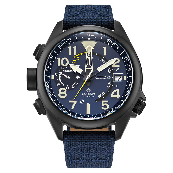 Citizen Promaster Alitchron Solar Watch with Blue Dial #BN4065-07L