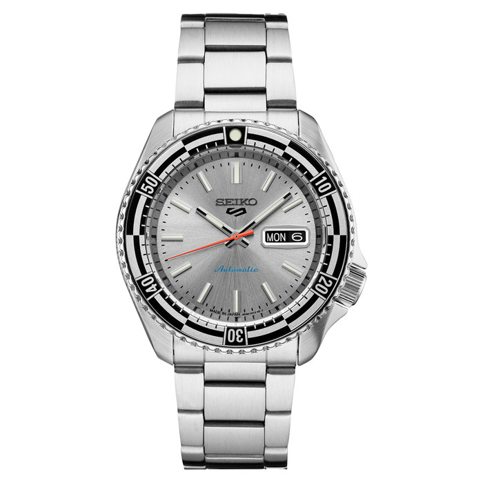 Seiko 5 Sports Special Edition Automatic Watch with Silver Dial #SRPK09