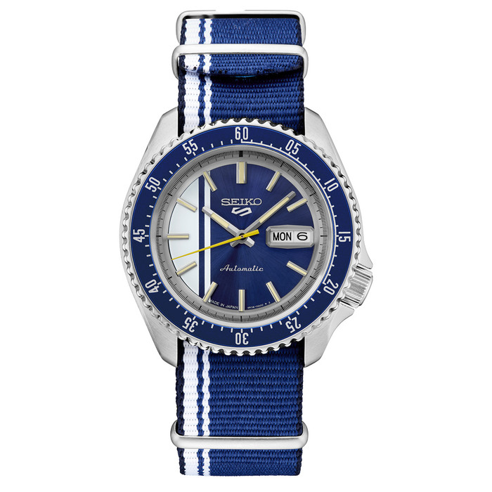 Seiko 5 Sports US Special Edition Automatic Dive Watch with Blue Dial #SRPK69