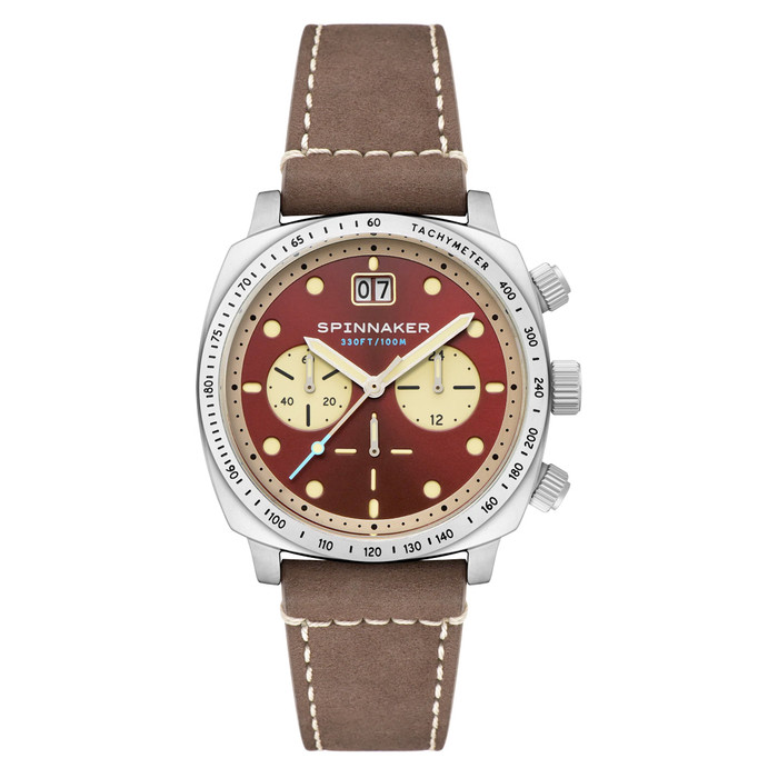 Spinnaker Hull Choronograph with Burnt Maroon Dial #SP-5068-05