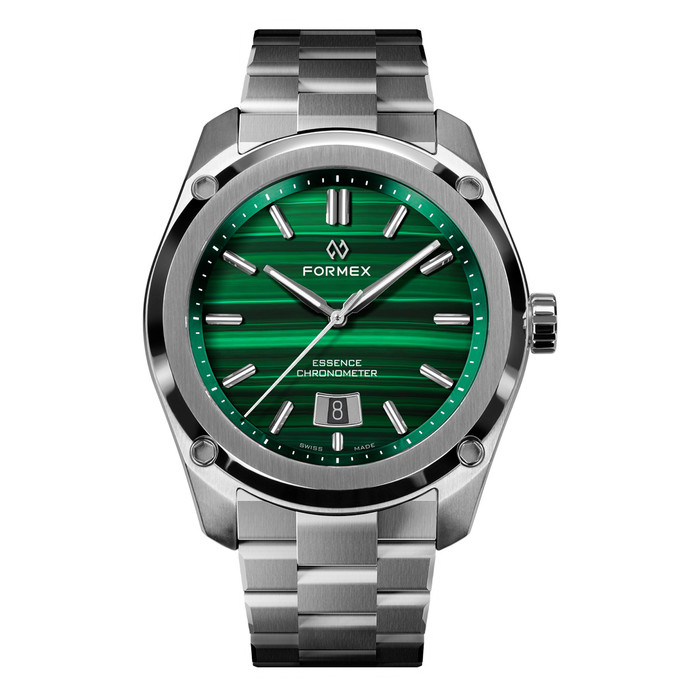 Formex Essence Swiss Automatic Chronometer with Green Malachite Dial #0330-1-6690-100