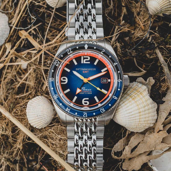 Spinnaker Fleuss GMT SP-5120 Orologio Automatico Uomo 43mm – Acciaio, Vetro Zaffiro, 150m