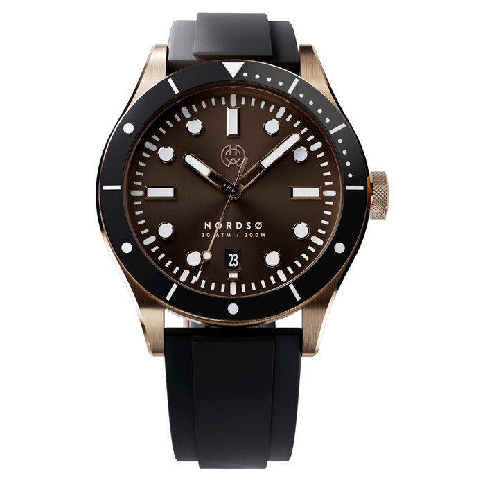 Henry Archer Nordso Automatic Watch with Solaris Brown Dial #HAC-NOR-SBN-SHB
