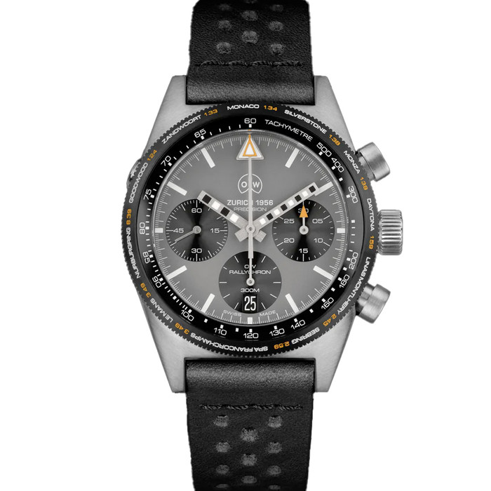 Ollech & Wajs Swiss Automatic RallyChron Racing Watch #OW-RallyChron