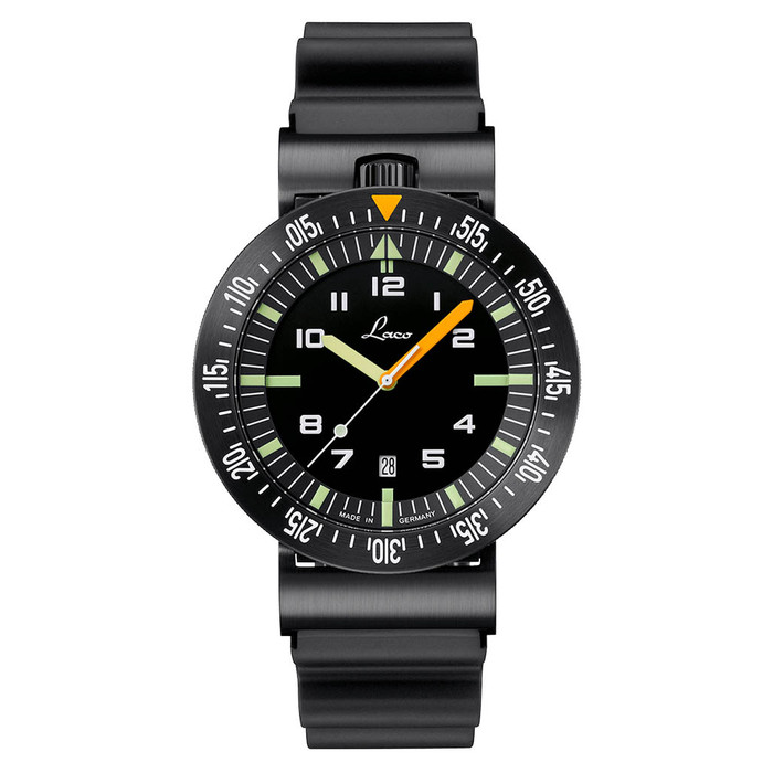 Laco Squad Atacama 3 Tactical Dive Watch with Black PVD Case #861632.3 Laco Squad Atacama 3 Tactical Dive Watch with Black PVD Case #861632.3