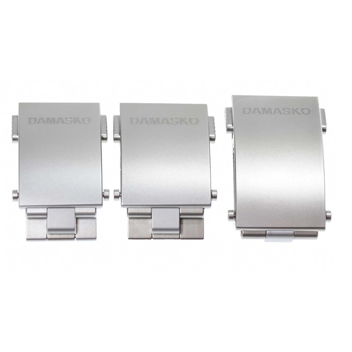 Silver Classical Acrobatic Band オ−ナメント Damasko Manufactory Folding Clasps (20 and 22mm) #DSK-CLSP