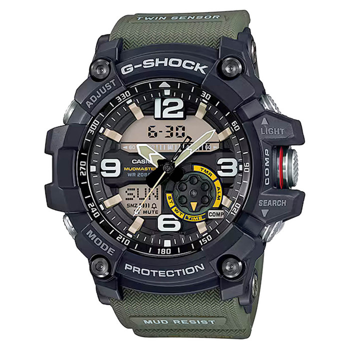 Casio G-Shock MUDMASTER in Black and Green #GG1000-1A3