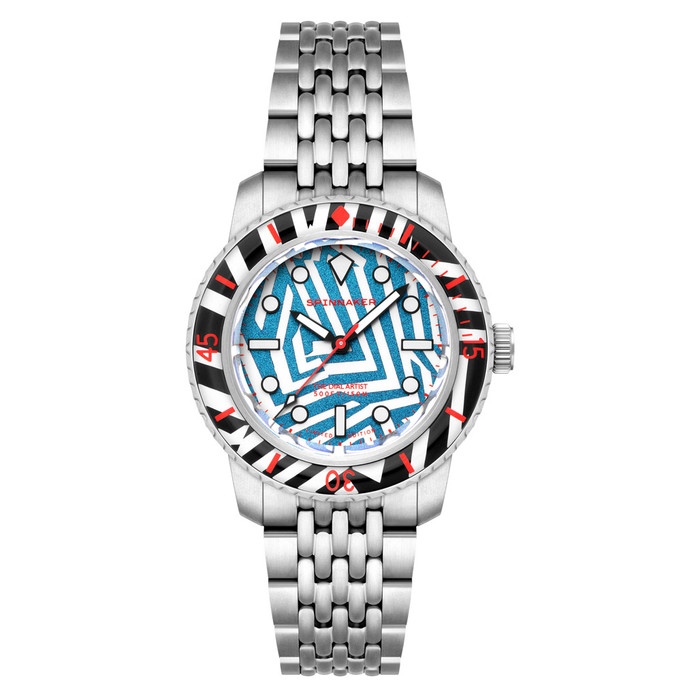 Spinnaker Razzle Dazzle Fleuss 40 Automatic Limited Edition Watch #SP-5165-11