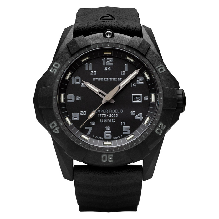 Protek Carbon Composite Dive Watch USMC 250th Anniversary #PT1011SF