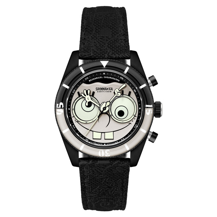 Spinnaker x Sponge Bob Eye Spy Black Mechanical Chronograph SP-5153-02