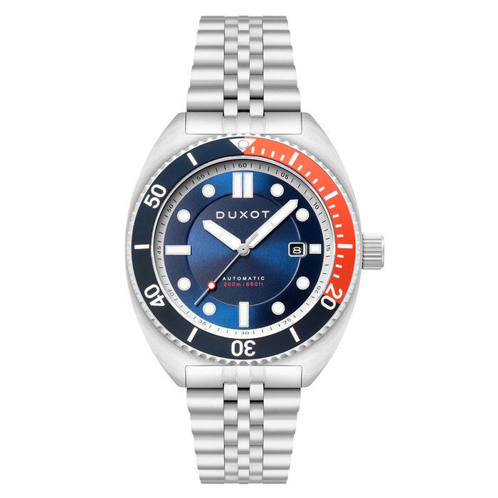 Duxot Tortuga Automatic Dive Watch with Blue Dial #DX-2026-33