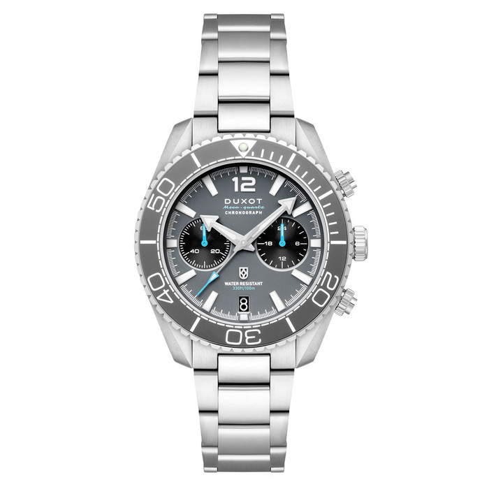 Duxot Tiburon Meca-Quartz Chronograph in Ash Grey #DX-2062-11